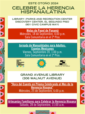 Hispanic Heritage Month Library Programs_Spanish Flyer.png