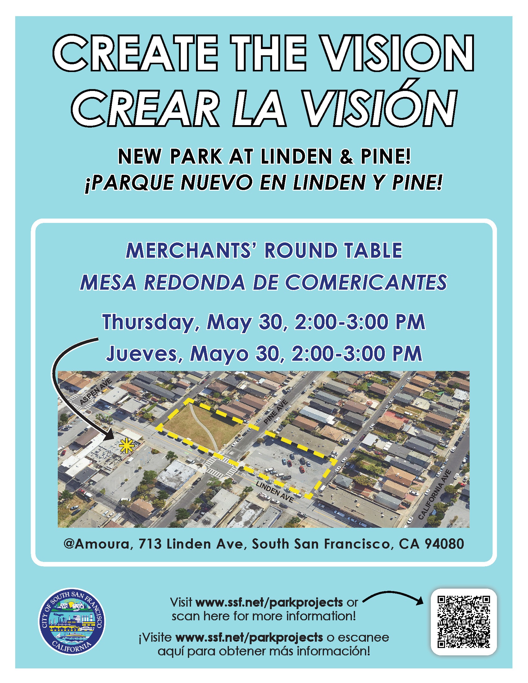 Linden Park Merchants' Roundtable flyer