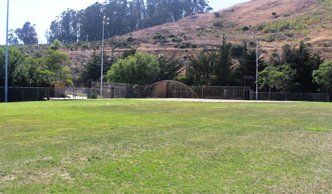 Hillside athletic field