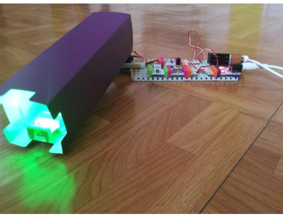 LittleBits lamp