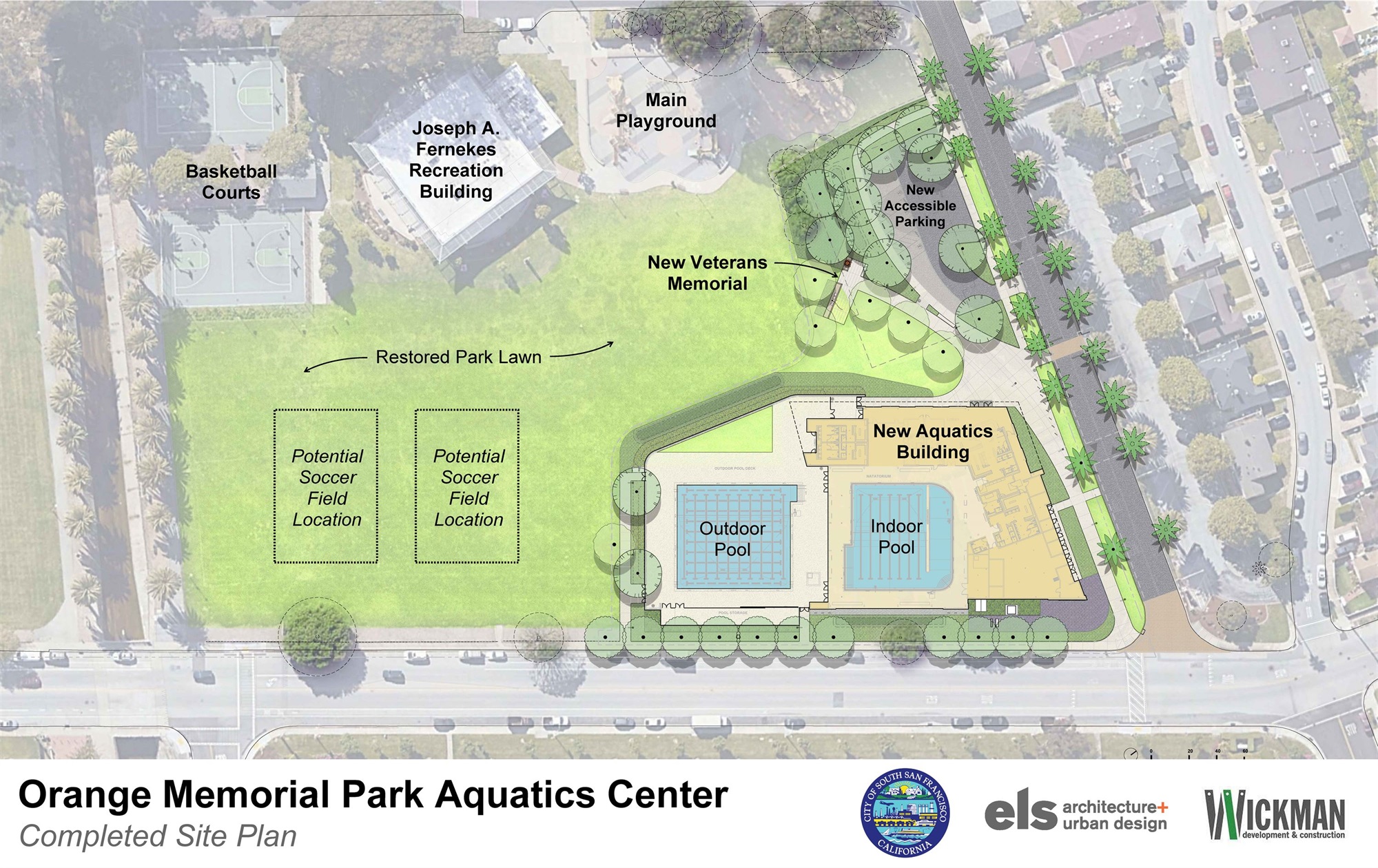 Aquatic Center Site Plan