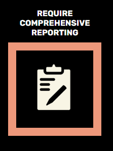 require comprehensive reporting